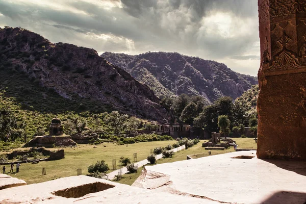 Rajasthan India October 2012 Landscape Hilly Mountains Surrounding Abandoned Cursed — 图库照片