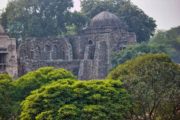 Eine Kulturelle Und Historische Architektur Hauz Khas Garten Süd Delhi — Stockfoto