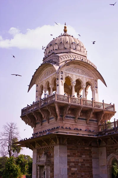 Hindistan Jaipur Rajasthan Daki Bulutlu Gökyüzünden Önce Halk Sanatları Müzesinin — Stok fotoğraf