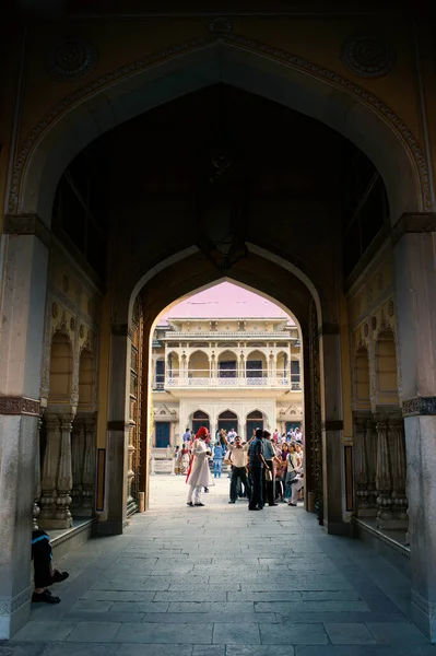 Jaipur Hindistan Ekim 2012 Bir Kraliyet Şehir Sarayı Turizm Merkezi — Stok fotoğraf