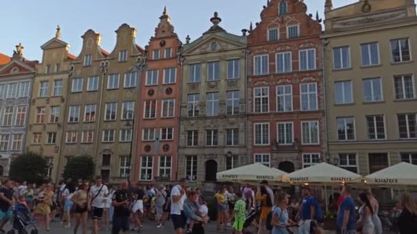 Gdańsk Polska Północna Sierpnia 2020 Osoby Uprawiające Rekreację Kolacje Przy — Wideo stockowe