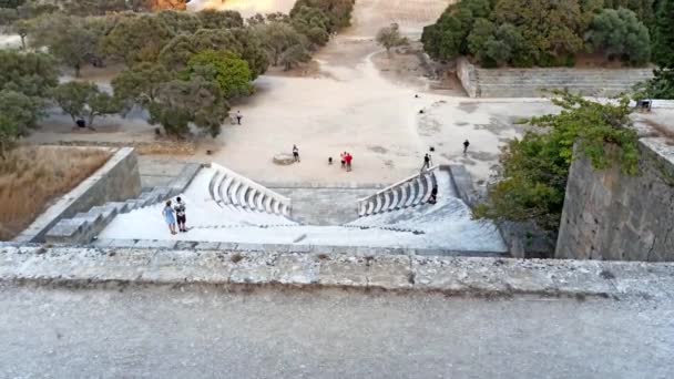 그리스 2020 800 건물인 스미스 지역에 극장의 철학자들과 웅변가들을 가르치는데 — 비디오