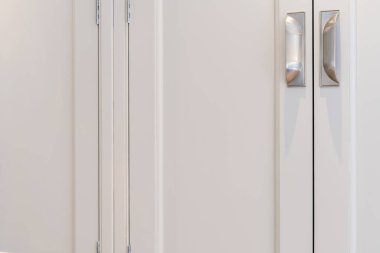 Beyaz modern gardırop kapısı