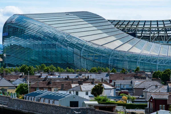 Dublin, İrlanda - 11 Temmuz 2019: Dublin İrlanda 'da bulunan Aviva Stadyumu