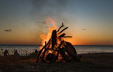 Karayip adası Curacao 'nun manzarası 