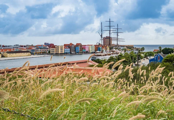 Walking Otrobanda City Curacao Views Small Caribbean Island Dutch Antilles — Stock Photo, Image