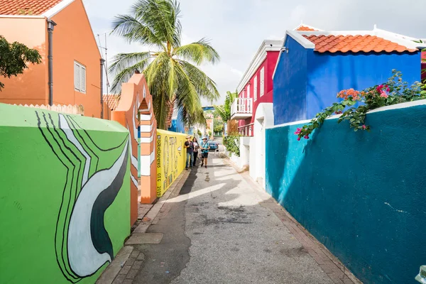 Paseando Por Ciudad Otrobanda Curazao Vistas Una Pequeña Isla Caribeña —  Fotos de Stock