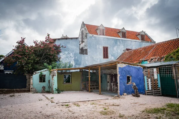 Otrobanda Şehrinde Yürüyen Curacao Hollanda Antilleri Nde Küçük Bir Karayip — Stok fotoğraf