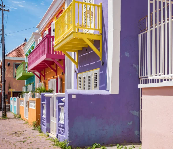 Walking World Heritage Site Otrobanda Willemstad Curacao — стокове фото