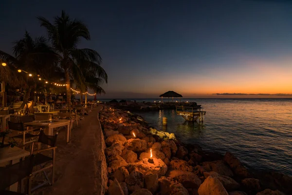 Utsikt Över Den Tropiska Karibiska Curacao — Stockfoto