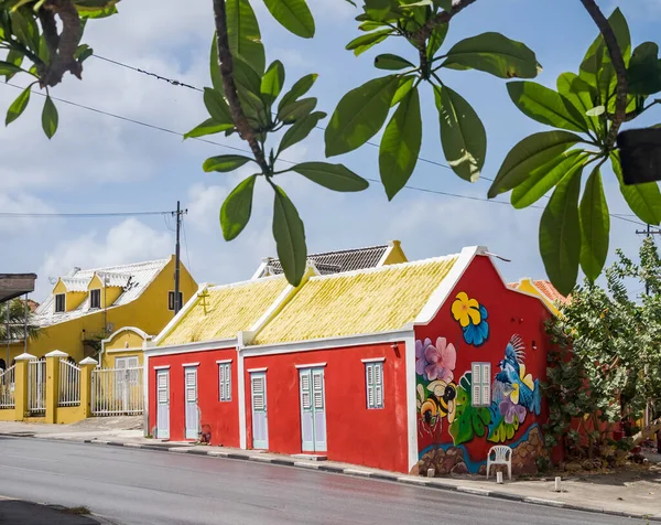 世界文化遗址Willemstad Curacao — 图库照片