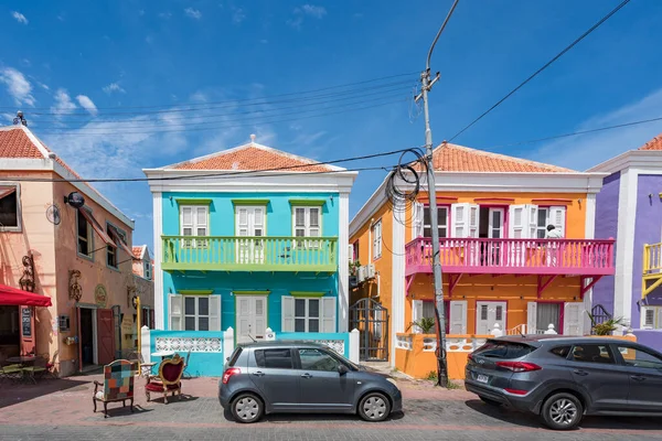 Otrobanda Nın Willemstad Curacao Nun Dünya Mirası Bölgesi Nde Dolaşıyorum — Stok fotoğraf