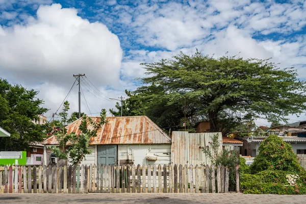 Mauritius Köyündeki Eski Ahşap Evler — Stok fotoğraf
