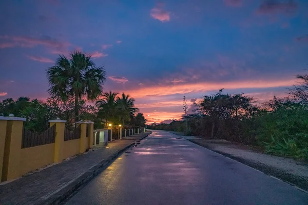 カラカオのカリブ海の夕日 — ストック写真