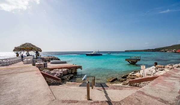 Casamento Curaçao Visualiza Uma Pequena Ilha Caribe Nas Antilhas Holandesas — Fotografia de Stock