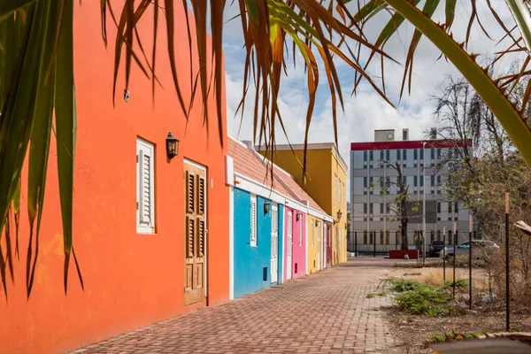 Otrobanda Nın Willemstad Curacao Nun Dünya Mirası Bölgesi Nde Dolaşıyorum — Stok fotoğraf