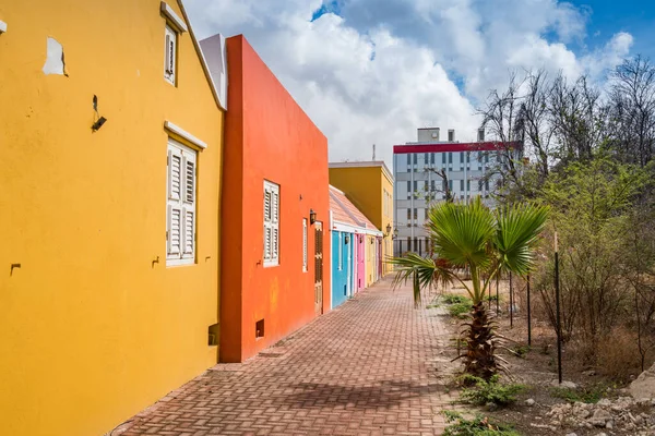 Passeggiate Patrimonio Mondiale Dell Umanità Otrobanda Willemstad Curacao — Foto Stock
