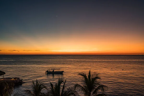 Κουρασάο Sunset Beach Θέα Ένα Μικρό Νησί Της Καραϊβικής Στις — Φωτογραφία Αρχείου