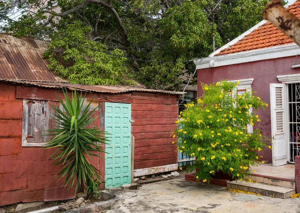 Традиционный Деревянный Дом Деревне Мадейра — стоковое фото