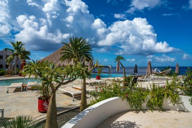 Otrobanda 'nın, Willemstad' ın, Curacao 'nun Dünya Mirası Bölgesi' nde dolaşıyorum. 