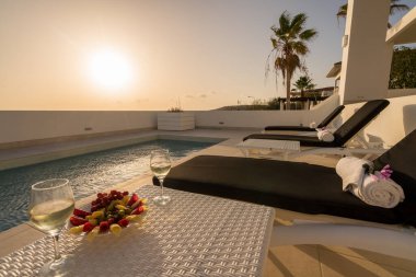 Karayip adası Curacao 'nun manzarası