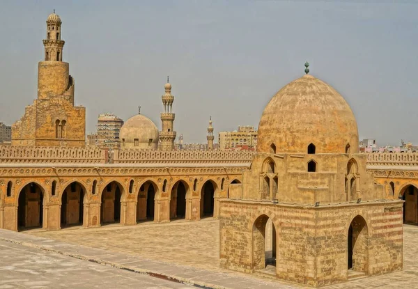 Mesquita Ibn Tulun Antigo Cairo — Fotografia de Stock