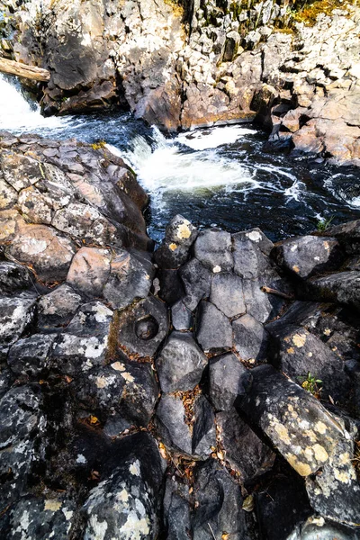 Riverbed Río Elk Idaho — Foto de Stock