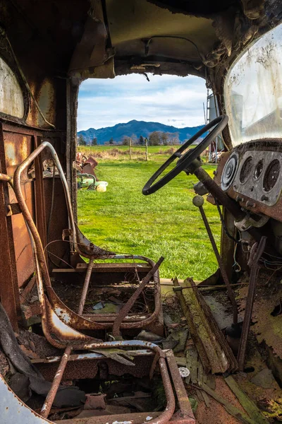 Caminhão Vintage Velho Algum Lugar Oregon — Fotografia de Stock