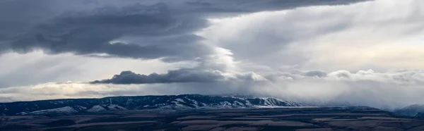 Wintersturm Wolken Über Nez Perce County — Stockfoto