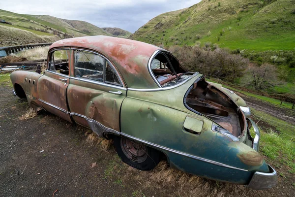 Viejo Coche Oxidado Palouse — Foto de Stock