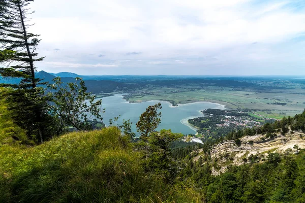 Sonnenspitz Und Kochelsee Bayern Deutschland — Stockfoto