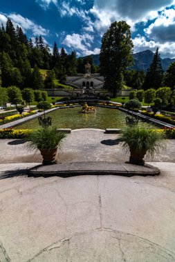 Castle Park Linderhof, Bavyera, Almanya