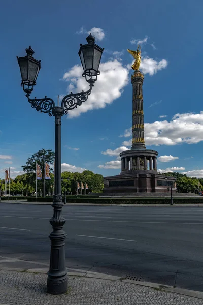 Colonna Della Vittoria Siegessaeule Berlino Germania — Foto Stock