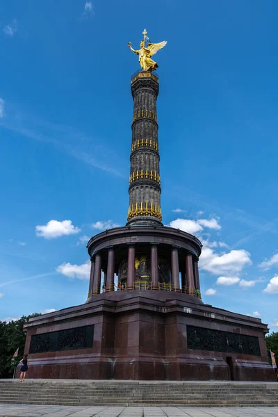 Colonna Della Vittoria Siegessaeule Berlino Germania — Foto Stock