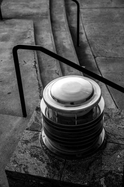 Light Stairs Black White — Stock Photo, Image