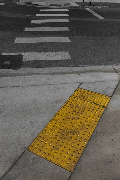 Sokak Şeritleri Şaretleri Geçiş — Stok fotoğraf