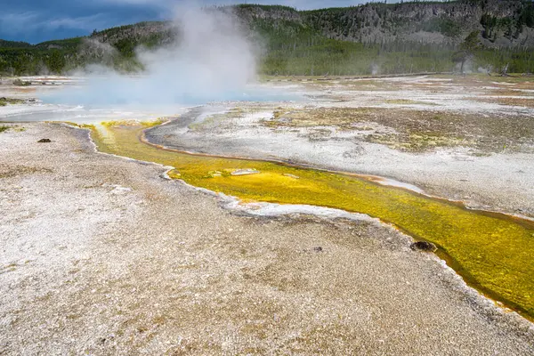 Bisküvi Havzasında Safir Havuzu, Yellowstone Parkı