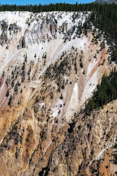 Yellowstone Ulusal Parkı Ndaki Büyük Kanyon Kaya Kum Oluşumları — Stok fotoğraf