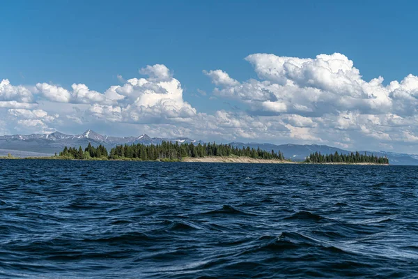 Stevenson Island Yellowstone Lake Yellowstone National Park — Stock Photo, Image