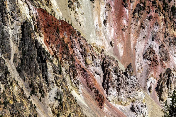 グランドキャニオン イエローストーン国立公園の岩と砂の形成 — ストック写真
