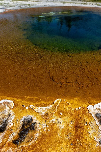 Piscina Belleza Cuenca Del Geiser Superior Parque Nacional Yellowstone — Foto de Stock