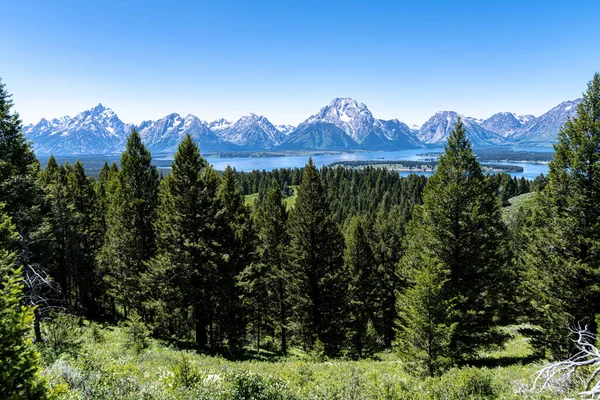 Teton Sıradağları Teton Ulusal Parkı — Stok fotoğraf