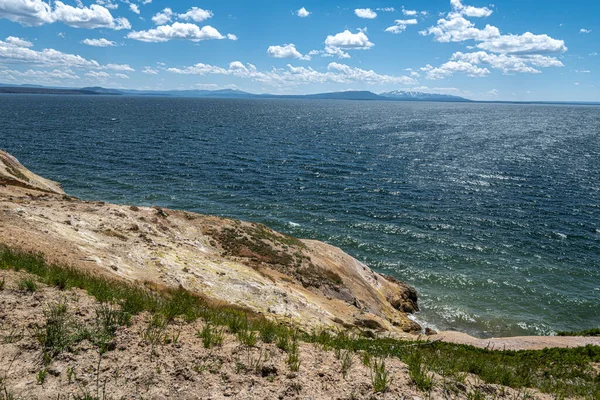 Steamboat Point Look Yellowstone Lake Yellowstone National Park — Stok Foto