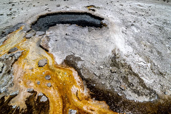 Ear Spring Upper Geyser Basin Area Parco Nazionale Yellowstone — Foto Stock