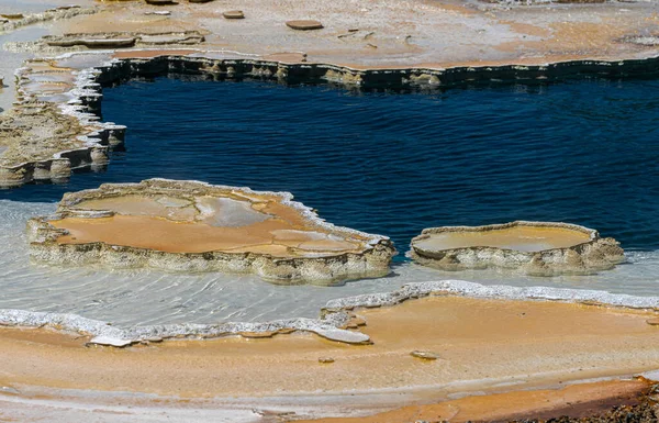 Doublet Pool Upper Geyser Basin Area Parco Nazionale Yellowstone — Foto Stock