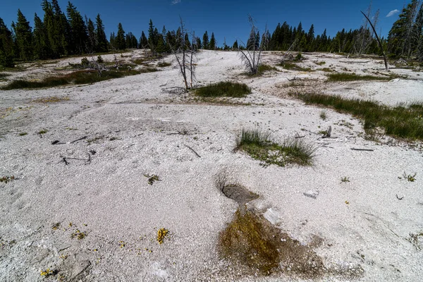 West Thumb Geyser Basin Área Parque Nacional Yellowstone — Foto de Stock