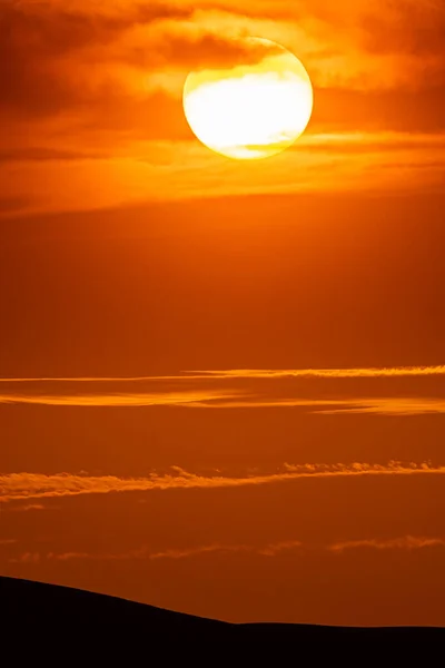Ηλιοβασίλεμα Πάνω Από Την Palouse Στην Πολιτεία Της Ουάσιγκτον — Φωτογραφία Αρχείου
