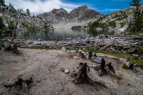 Sågtandssjön Sawtooth Wilderness Idaho — Stockfoto