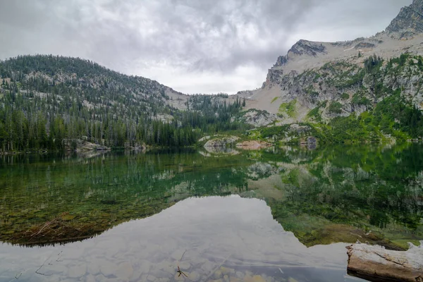 Alpine Lake Sawtoth Mountain Area Άινταχο — Φωτογραφία Αρχείου