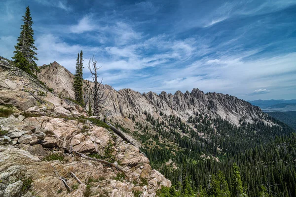 Sawtooth Wilderness Dans Région Sawtooth Mountain Idaho — Photo